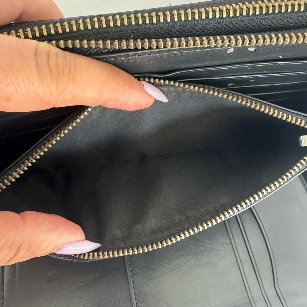 Coach double zip